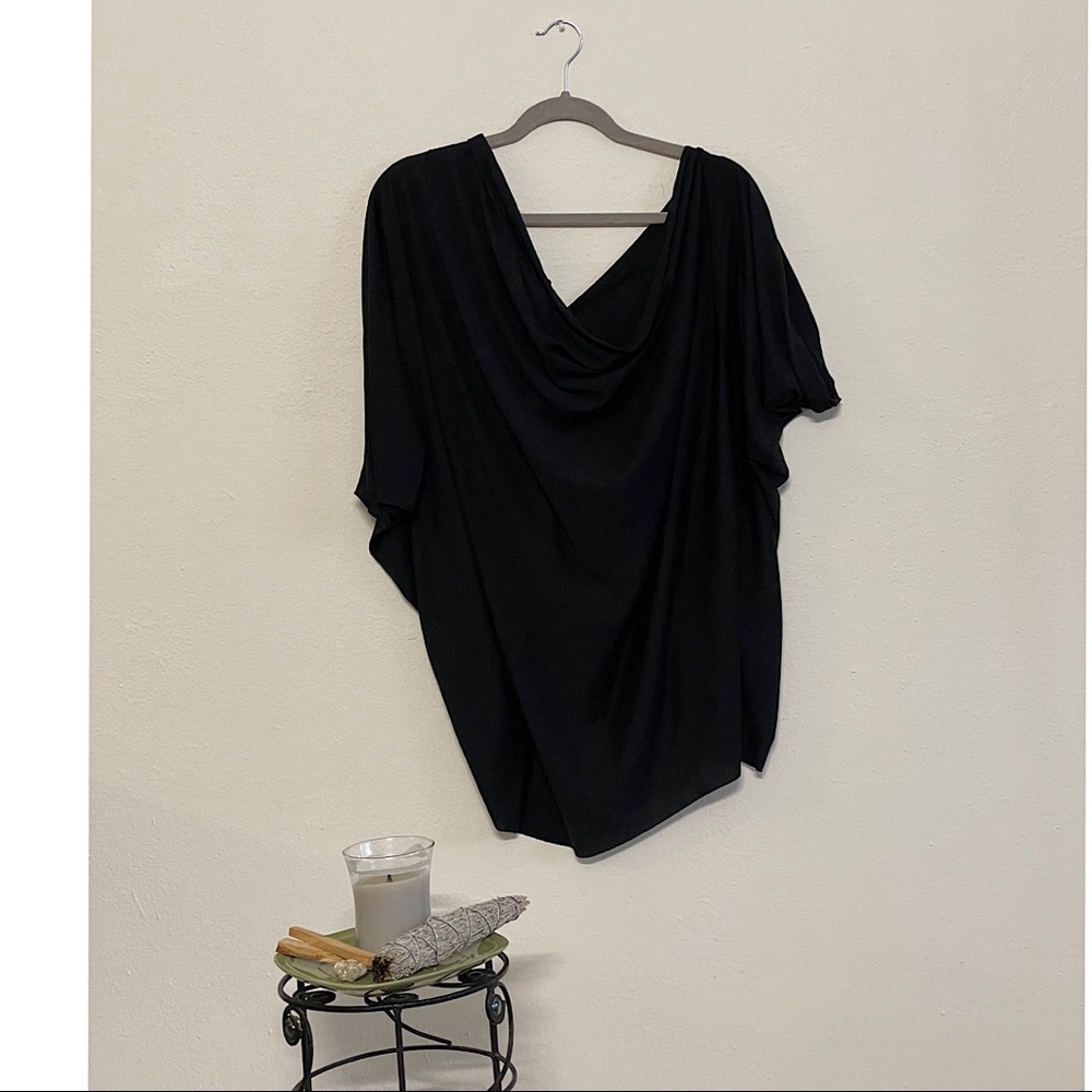 dollskill "reversible" tunic style black shirt